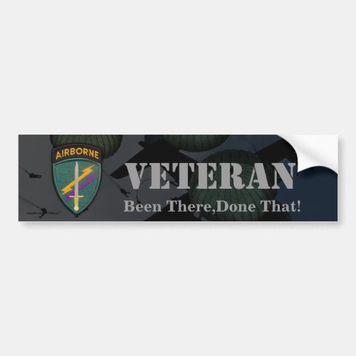 USACAPOC special ops veterans vets bumper sticker