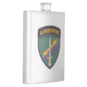 USACAPOC USACAPOC(A) Special Ops Patch Flask
