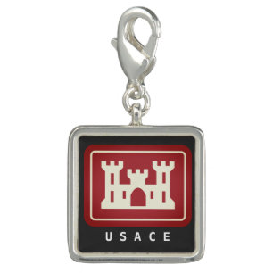 USACE Logo & Text Charm