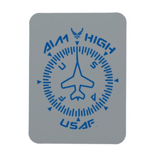USAF  Aim High Magnet