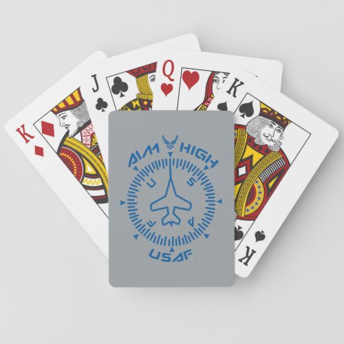 USAF  Aim High Poker Cards