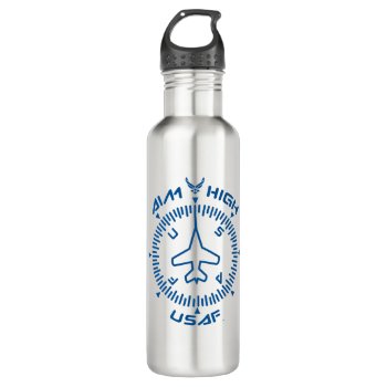 Usaf | Aim High Stainless Steel Water Bottle by usairforce at Zazzle