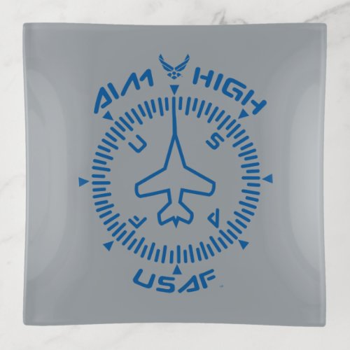 USAF  Aim High Trinket Tray