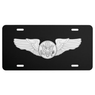 USAF Aircrew Basic Enlisted Aircrew Wings License Plate
