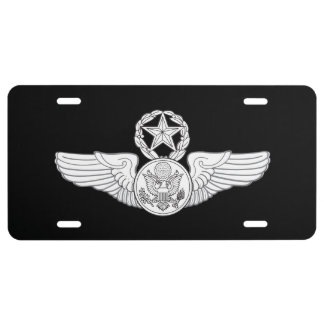 USAF Aircrew Chief Enlisted Wings License Plate