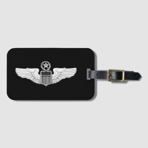 USAF Aircrew Command Pilot Wings Luggage Tag