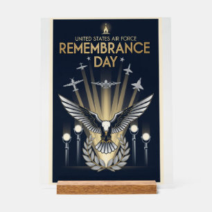 USAF Art Deco Acrylic Sign