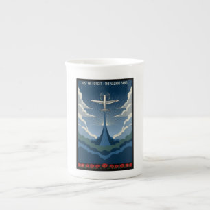 USAF Art Deco Remembrance Day Edition Bone China Mug