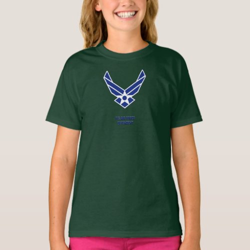 USAF dependent Girls T_Shirt