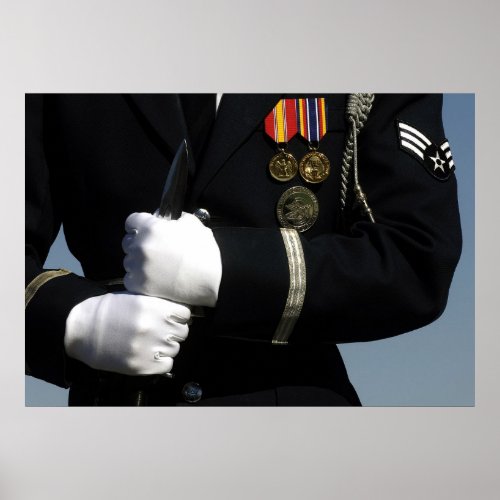 USAF Honor Guard Drill Team Poster