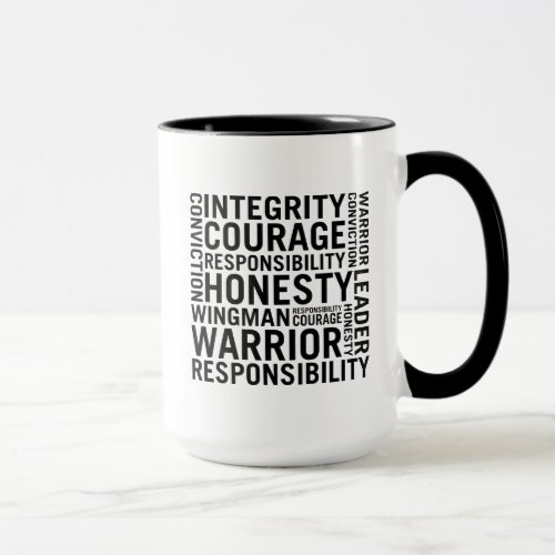 USAF  Integrity Courage Responsibility Mug