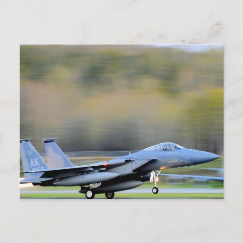 USAF Jet Fighter Aircraft Postcard