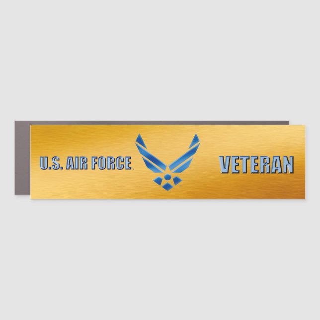 USAF Magnet Bumper Sticker Vet (Front)