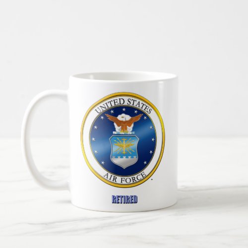 USAF Retired Coffee Mug