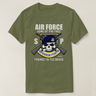 USAF Security Forces - Security Police Veteran T-S T-Shirt