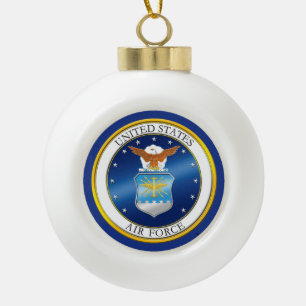 USAF Snowflake Framed Ornament