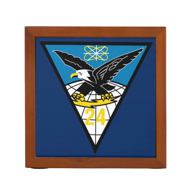 USAFA Cadet Squadron 24 Desk Organizer (Front)