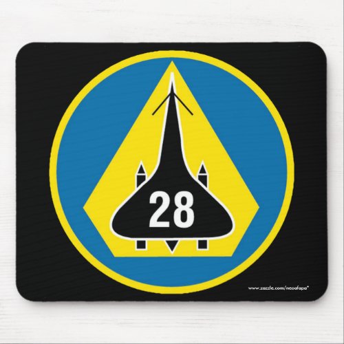 USAFA Cadet Squadron 28 Blackbirds Mouse Pad