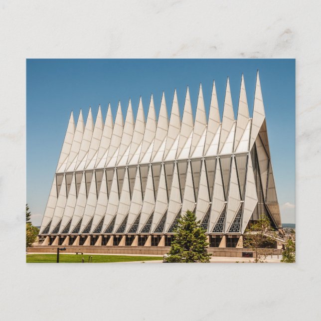 USAFA Chapel, Air Force Academy Postcard (Front)