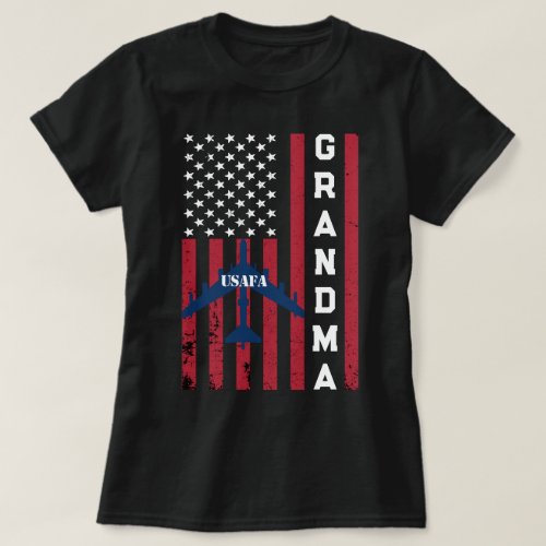 Usafa Merch Proud Air Force Mom Wife Mama Grandma T_Shirt