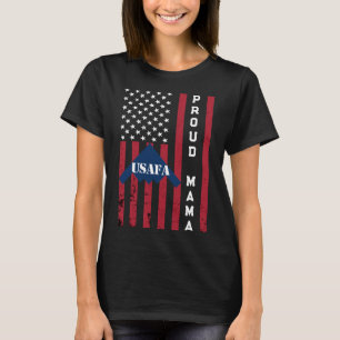 Usafa Merch Proud Air Force Mom Wife Mama Momma T-Shirt
