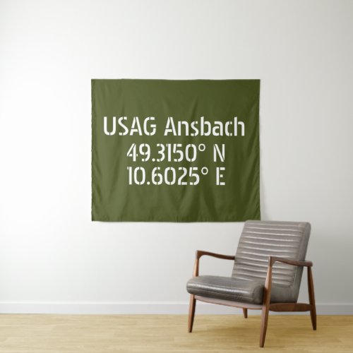 USAG Ansbach Latitude Longitude  Tapestry