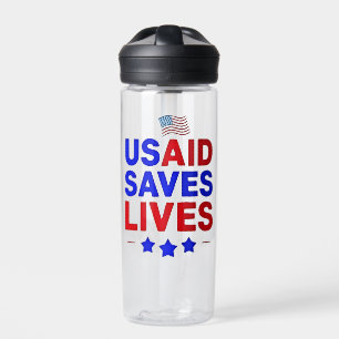 USAID Saves Lives US Agency International Developm Water Bottle