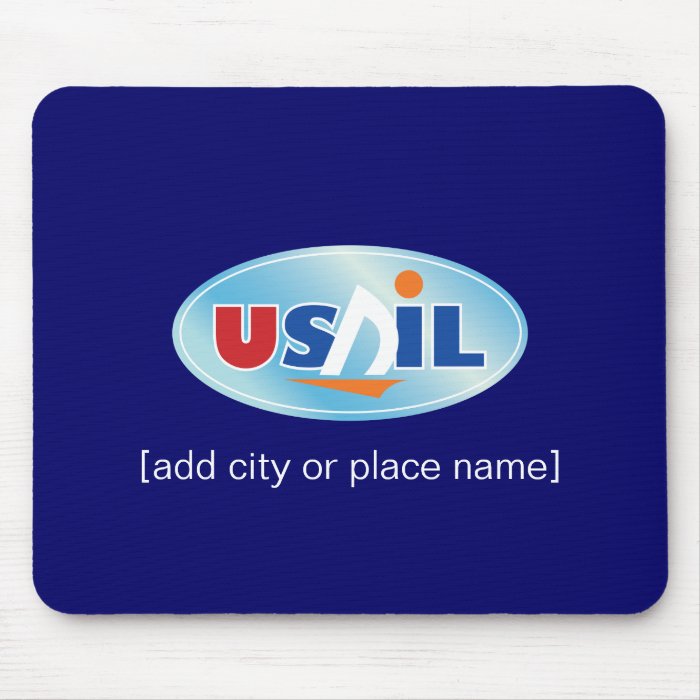 USAIL Ocean Glider namedrop template Mouse Pads