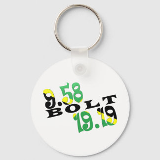Usain Bolt Berlin 2 WR Jamaican Flag Keychain