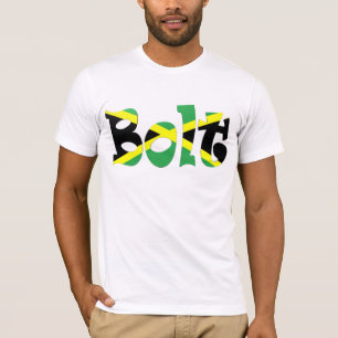 Usain Bolt Jamaican Flag T-shirt