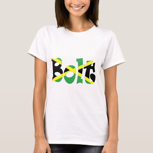 Usain Bolt Jamaican Flag T-shirt (Front)