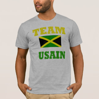 usain bolt mens white t-shirt -