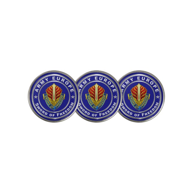 USAREUR Army Europe Golf Ball Marker (3 Up)