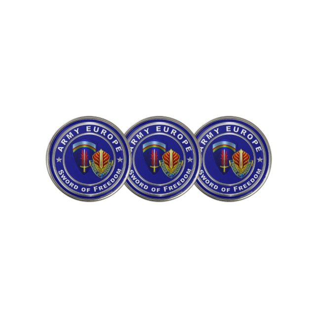 USAREUR Army Europe Golf Ball Marker (3 Up)