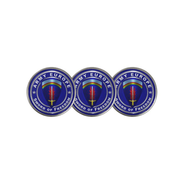 USAREUR Army Europe Golf Ball Marker (3 Up)