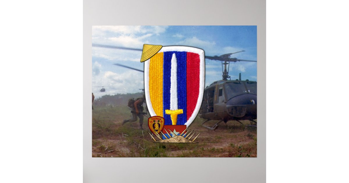 USARV Army Support Command Vietnam Nam War Poster | Zazzle