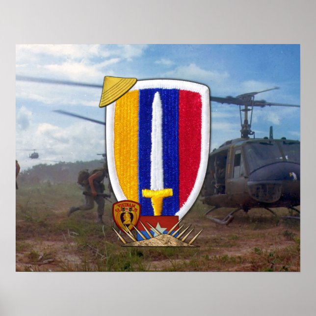 USARV Army Support Command Vietnam Nam War Poster (Front)