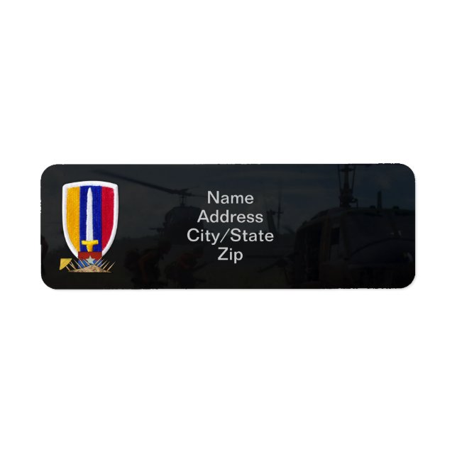 usarv vietnam nam war patch label (Front)