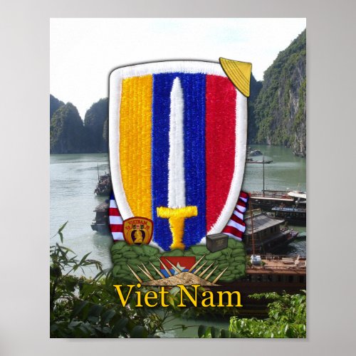 USARV Vietnam Nam War Patch Print