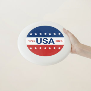USA's 250th Anniversary 1776 2026 Red White Blue Wham-O Frisbee