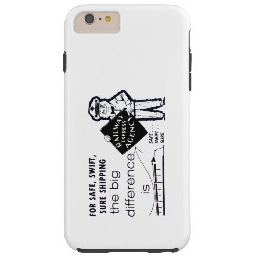 USA's Fast trains carry  Railway Express       Tough iPhone 6 Plus Case