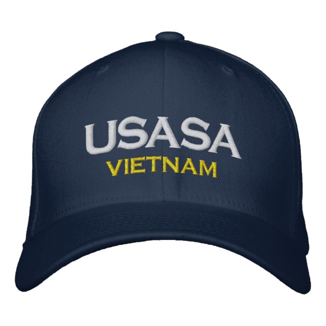 USASA Vietnam Veteran Embroidered Baseball Cap (Front)