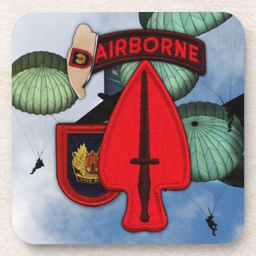 USASOC SOC Special Ops Fort Bragg Veterans Vets Beverage Coaster USASOC SOC Special Ops Fort Bragg Veterans Vets Beverage Coaster