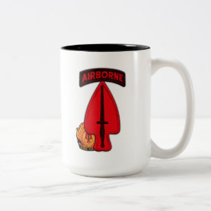 usasoc special ops sof operations command veterans Two-Tone coffee mug