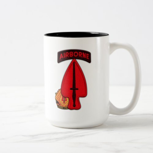 usasoc special ops sof operations command veterans Two_Tone coffee mug