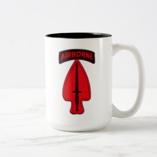 usasoc special ops sof operations command veterans Two-Tone coffee mug