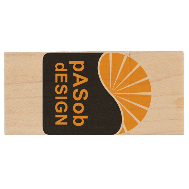 USB 2.0 Maple USB Flash Wood USB 2.0 Flash Drive (Front)