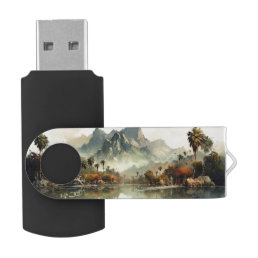 USB 3.0 Flash Drive in skull island design