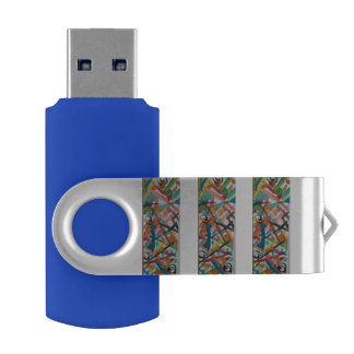 USB Blue Memory Karla Flash Drive
