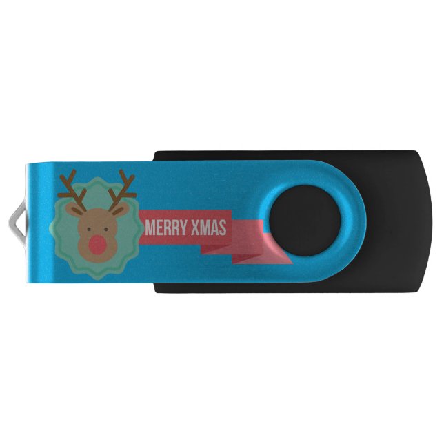 USB Christmas Flash Drive (Back)